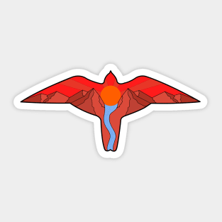 Hawk Skies Sticker